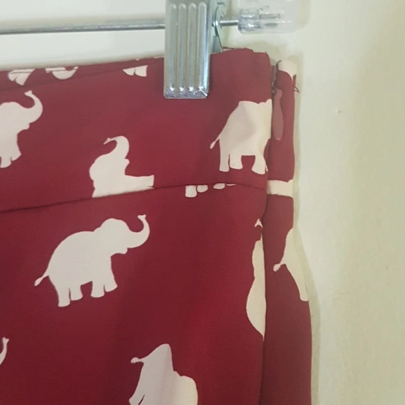 Peach Love  California elephant print skirt - Picture 3 of 6